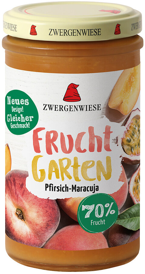 FruchtGarten Pfirsich-Maracuja - 70% Fruchtanteil 225g