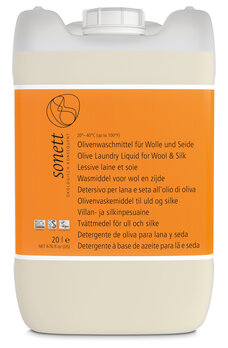 sonett Olivenwaschmittel für Wolle und Seide 20°-40°C 20l Kanister